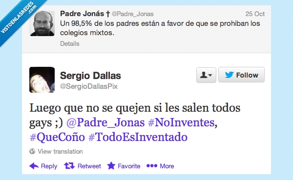 padre,cura Jonas,Dallas,estaditica,homosexual,colegio,mixto,niño,niña