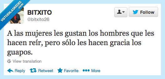 mujer,gusta,hombre,reir,gracia,guapo