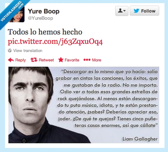 oasis,radio,grabar,cintas,música,pirateria,liam