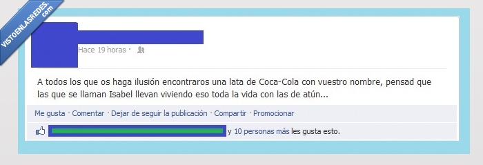 isabel,coca cola,lata,toda,vida