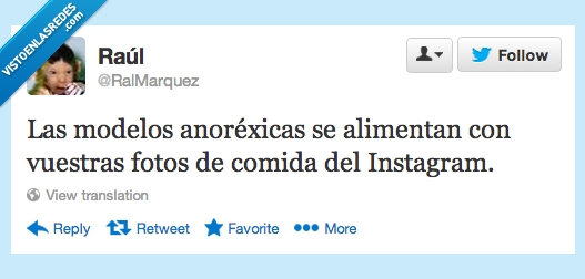 delgada,anorexica,alimenta,comida,modelos,Instagram