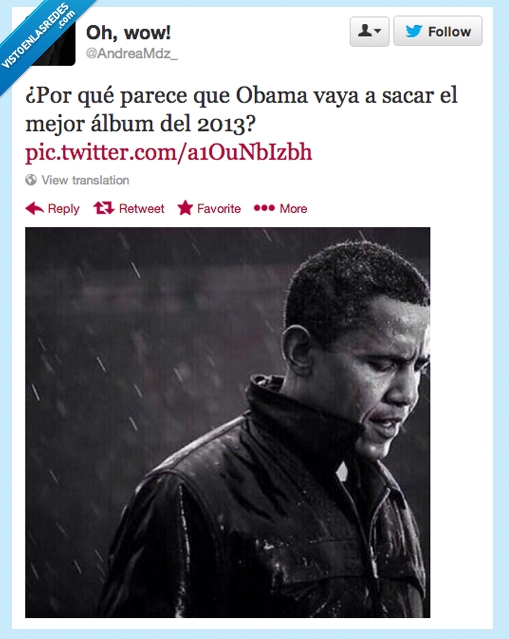 Obama,CD,nuevo álbum,twitter,portada,foto