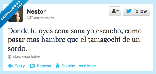 cena,sana,escucho,hambre,tamagochi,sordo