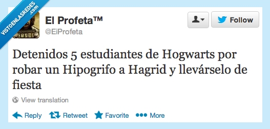 Robos,Noticias,Hagrid,Harry Potter,Hipogrifos,Hogwarts,Estudiantes