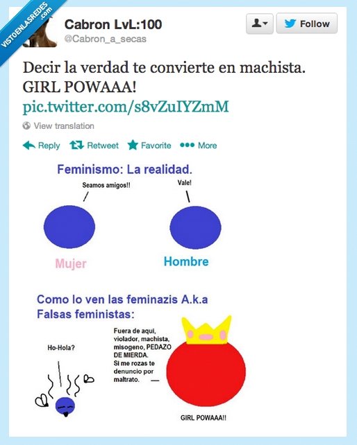 machista,superior,mejor,Reivindicar,Verdad,Feminismo,Feminazis,Cabron