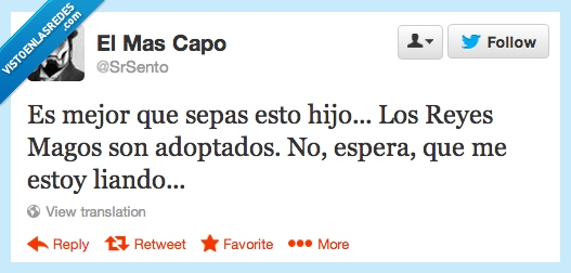 Reyes Magos,hijo,adoptado,real