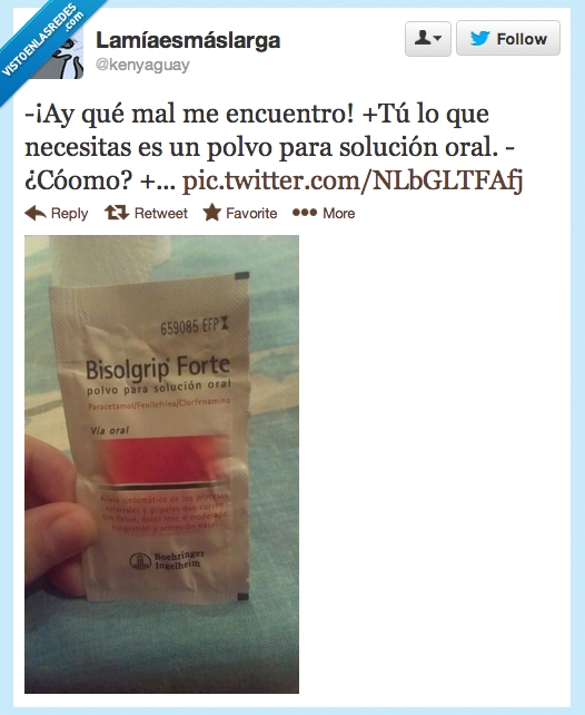 resfriado,sobre,oral,Gripe,solución,lo necesitas,Twitter,bisolgrip