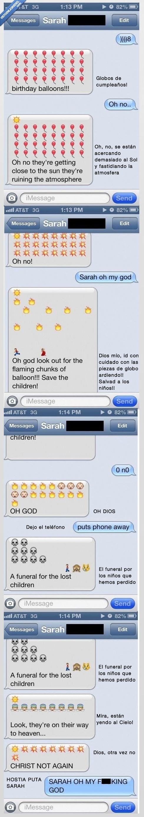 fuego,quemar,morir,cielo,niño,arde,globos,historia,trágico