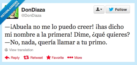 abuela,primos,llama,no acierta,nunca