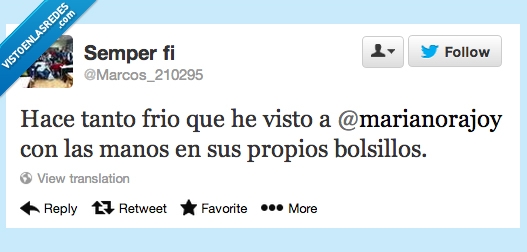 frio,bolsillos,manos,Robar,Rajoy