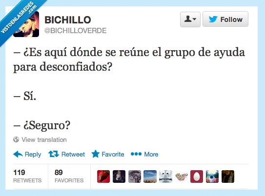 grupo,¿Seguro?,descongiar,twitter,desconfiados,Ayuda