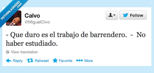 trabajo,estudios,barrendero,haber,estudiado