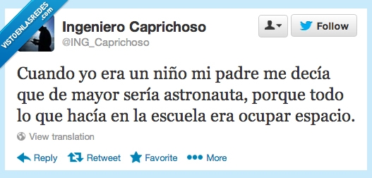 Ingeniero,astronauta,futuro,trabajar,NASA,aeroespaciales,padre,inutil