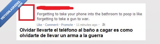 movil,telefono,baño,cagar,pistola,imprescindible,olvidar