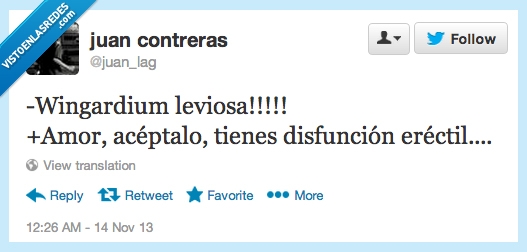 Hermione Granger,Wingardium leviosa,Harry Potter,Disfunción eréctil