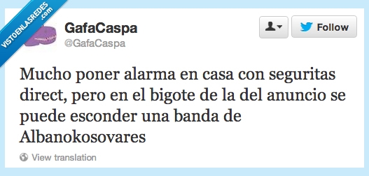 Seguritas direct,bigote,Albanokosovares,anuncios,teletienda