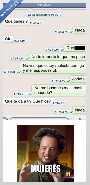 enfadada,mujer,aliens,entienda,entender,bipolar,pregunta