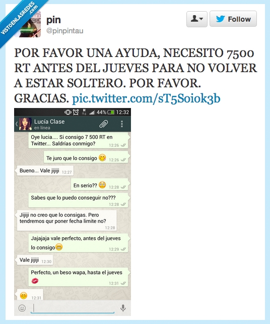 pinpintau,twitter,RT,whatsapp,novia,clase,compañera,pedir