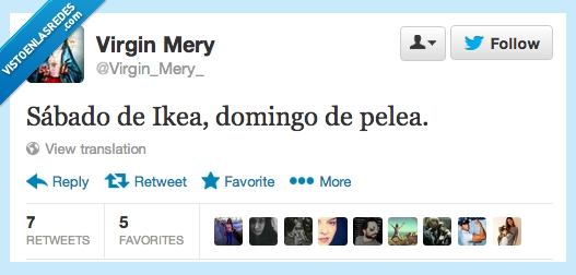 sábado,ikea,domingo,pelea,refran actualizado