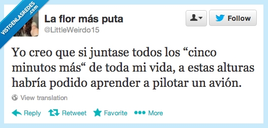 cinco minutitos,aprender,avion,twitter,pilotar,dormir,cinco minutos