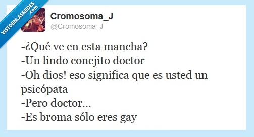 conejito,ver,mancha,test,rorschar,psicopata,homosexual