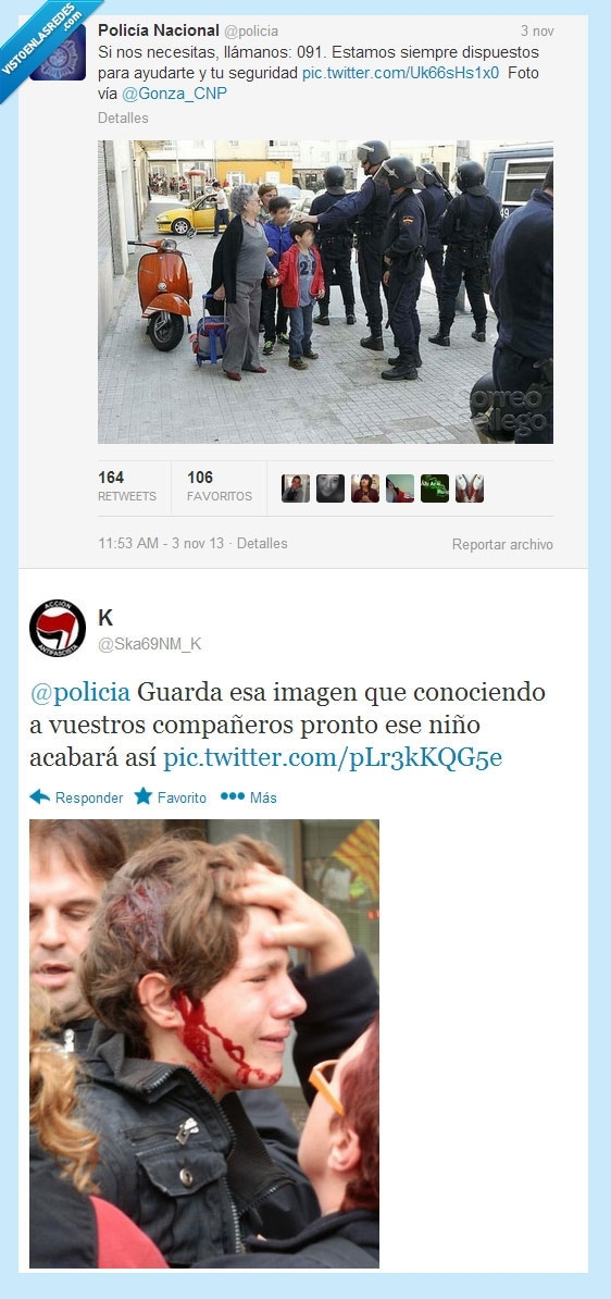 policia,golpes,niño,menores