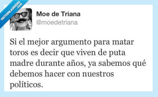 Solución,Vivir,Toros,Politico