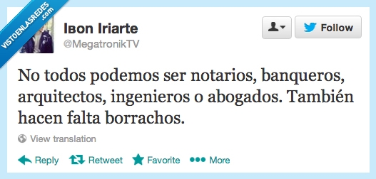 para es estoy yo,banquero,abogado,borrachos,empleos,diversidad