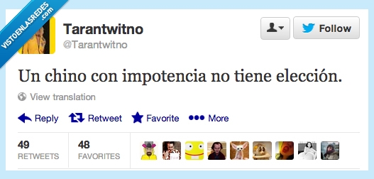 Chino,impotencia,elección