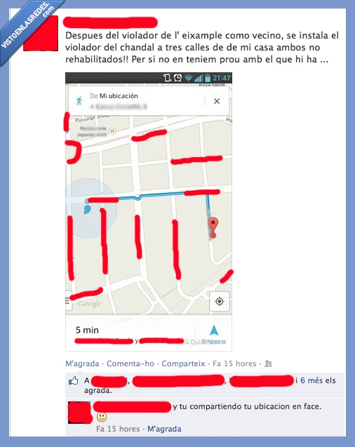 tonta,ubicación,violador