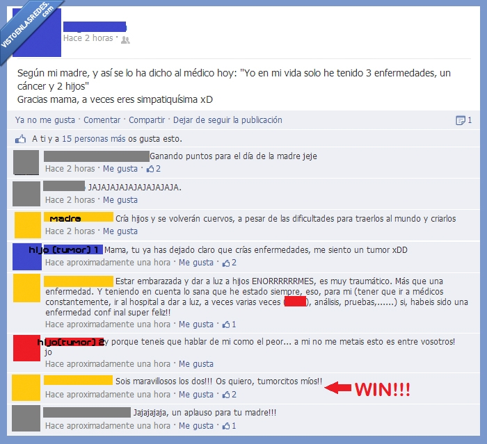 tumorcitos,tumores,hijos,cancer,amor,madre