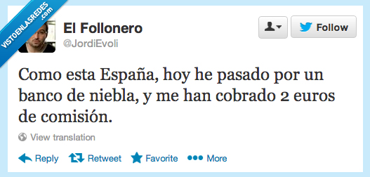 banco,niebla,españa,cobrar,comision