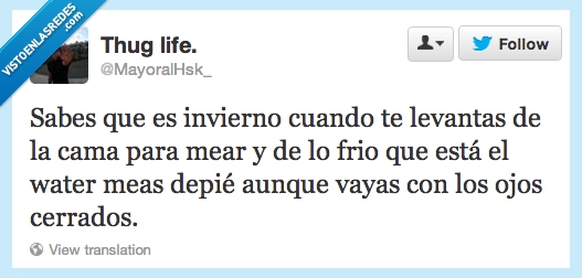 vater,water,WC,Invierno,Navidad,Mear,pie,tocar,frio,taza,lavabo