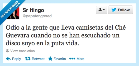 che,guevara,nirvana,gentuza,grupo,escuchar,cancion,camiseta