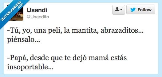 insoportable,dejo,peli,yo,tu,mamá,papá,divorcio,abrazados,sofá,manta,película