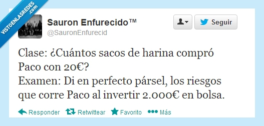 Pársel,Examen,Clase,Paco,Bolsa,dificil