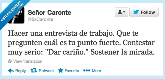hacer,entrevista,trabajo,pregunten,punto,fuerte,contestar,dar,cariño,serio,sostener,mirada