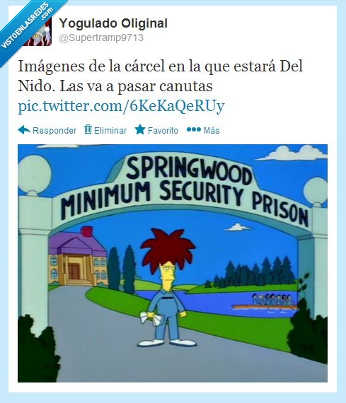 carcel,Del Nido,sevilla,los simpson,actor secundario bob
