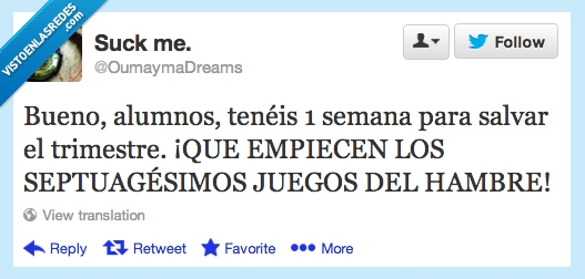 ultimos,dias,trimestre,semana,juegos del hambre,salvar,estudiar,examen