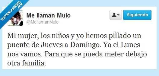 puente,pillar,mujer,niños,Jueves,Domingo,familia,vivir