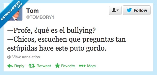 pregunta,gordo,clase,profe,bullying