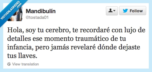 donde,llaves,traumatico,niñez,traumas,momentos,infancia,recordar,cerebro