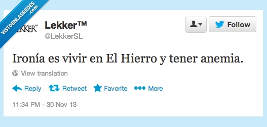 el hierro,anemia,lekker,twitter