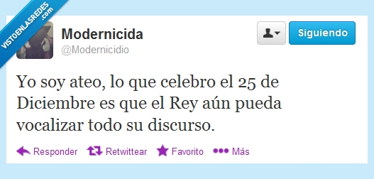 rey,vocalizar,ateo,discurso,navidad,25 diciembre,celebrar