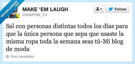 diferente,cambiar,misma,secretos,persona,experto en moda,blog,no tener ropa,salir