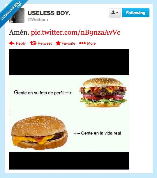 twitter,gente,foto de perfil,vida real,wetburn,hamburguesa,foto,real