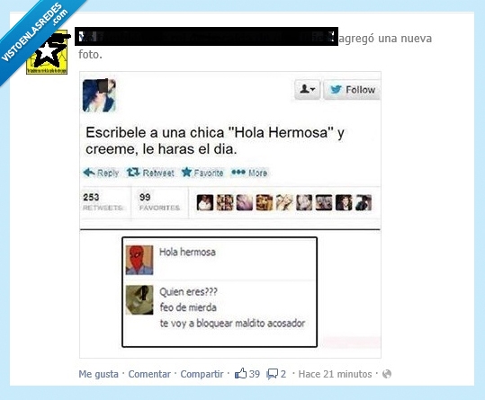 Hola,Amor,Acoso,Día,hermosa,bonita,fea