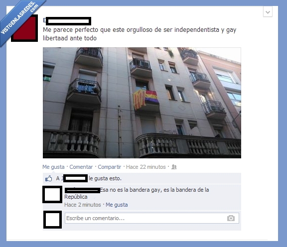 inculto,tonto,ignorante,listo,independentista,bandera,homosexual,Zasca,República