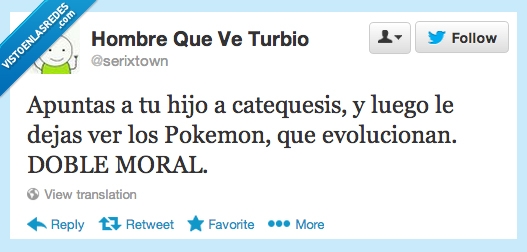 evolución,pokémon,catequesis,hijo,doble moral