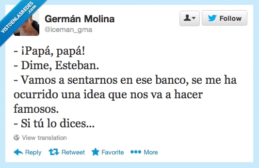 famosos,hijo,padre,ocupado,esta,chiste,este banco,banco,Esteban